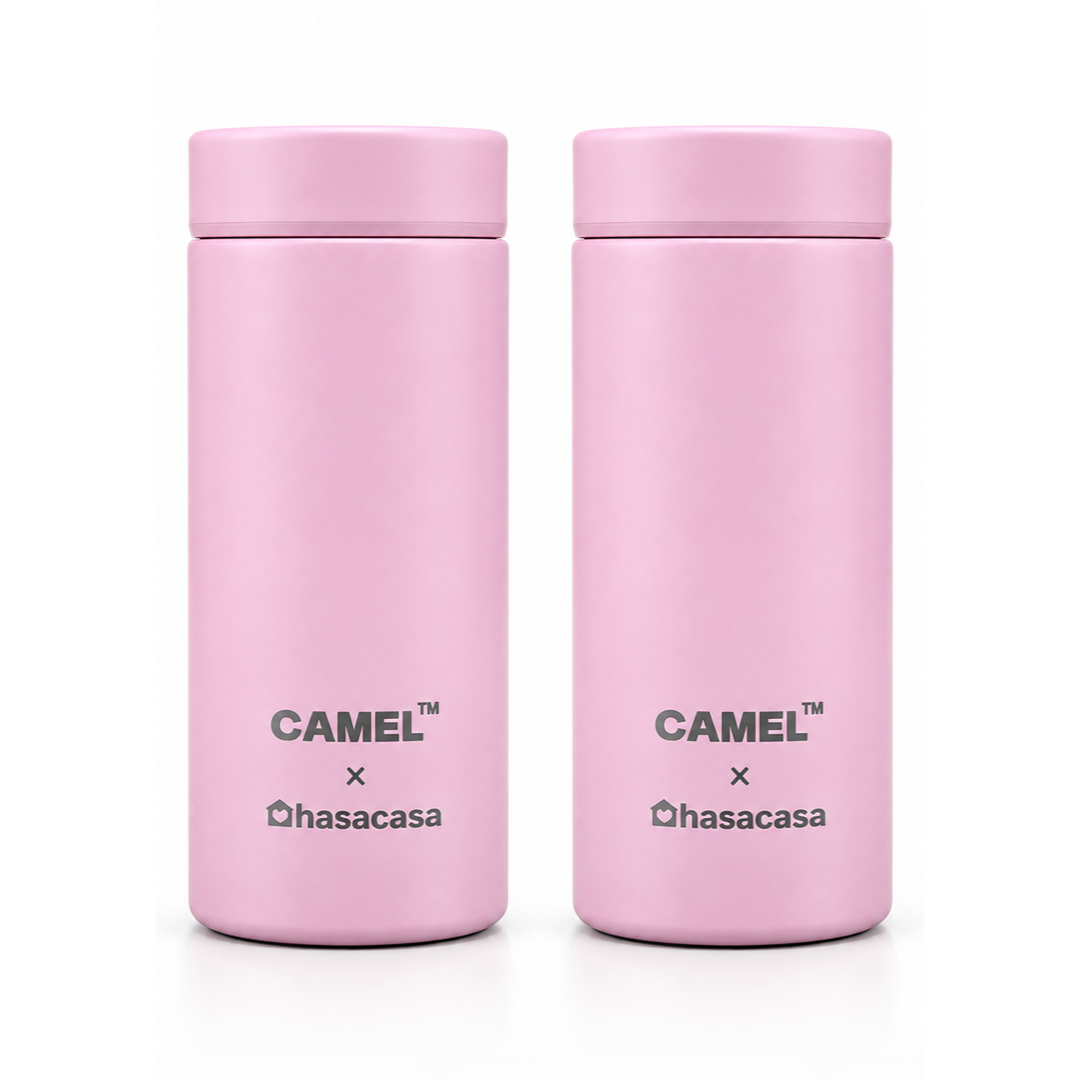Ample Pocket Size Mini Vacuum Flask | 200ML - Set of 2