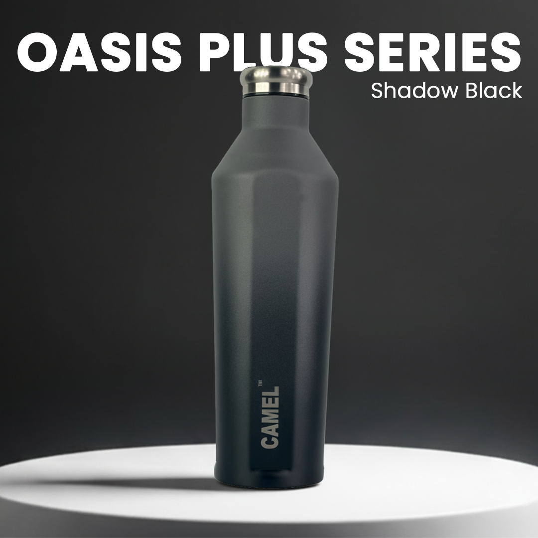 Oasis Plus Vacuum Bottle - Shadow Black