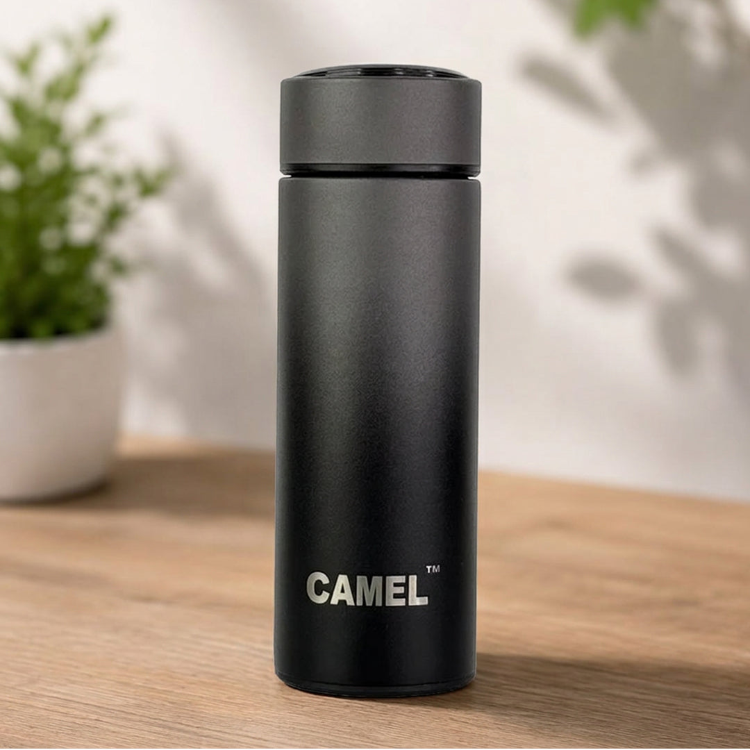 Halo Plus Vacuum Bottle - Shadow Black