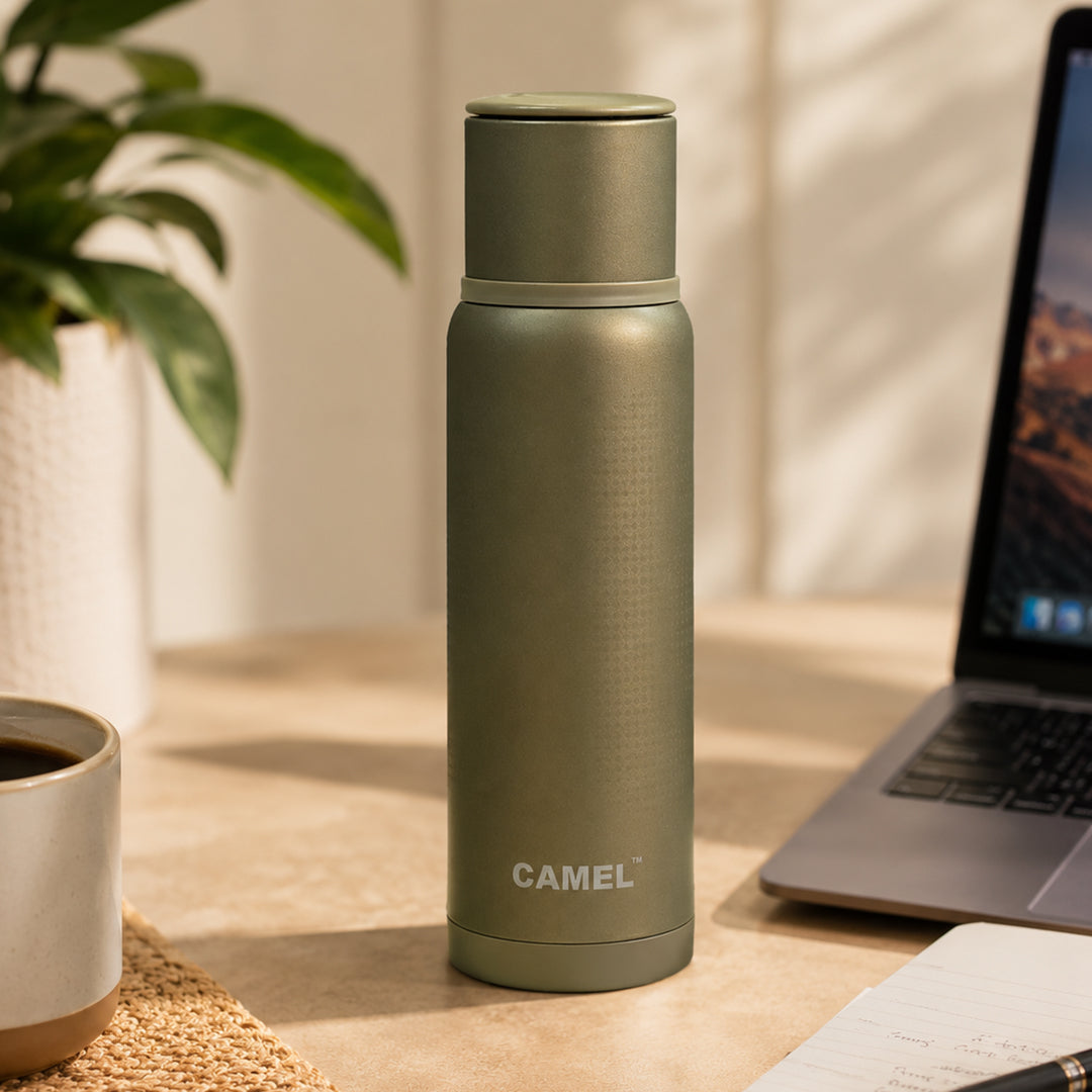 Delight Insulated ThermoFlask Vacuum Thermos - Hot Beverage Upto 12 Hrs