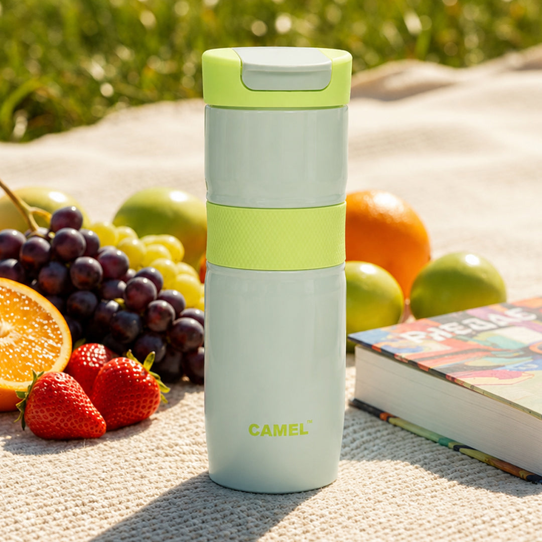 Luxura Sports & Gym Vacuum Insulated Hot & Cold Bottle - Grey
