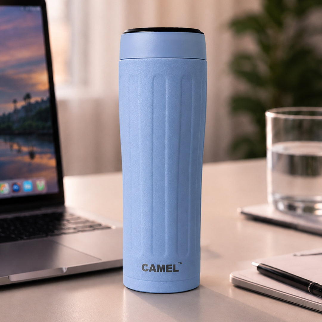 Milo Champions Trophy Vacuum Bottle | Blue | 6 Hours Hot & 12 Hours Cold