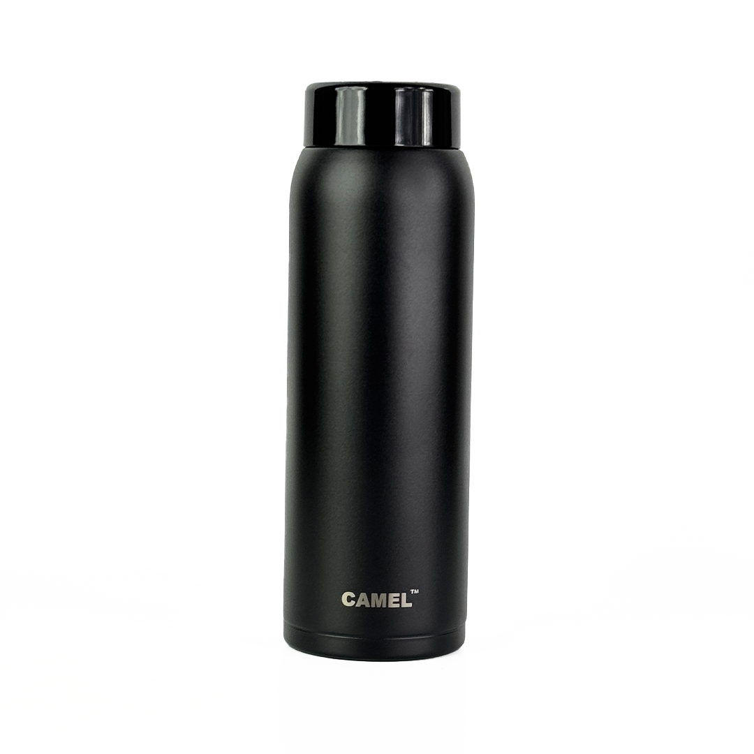 Vibrant Bright Vacuum Bottle - Black