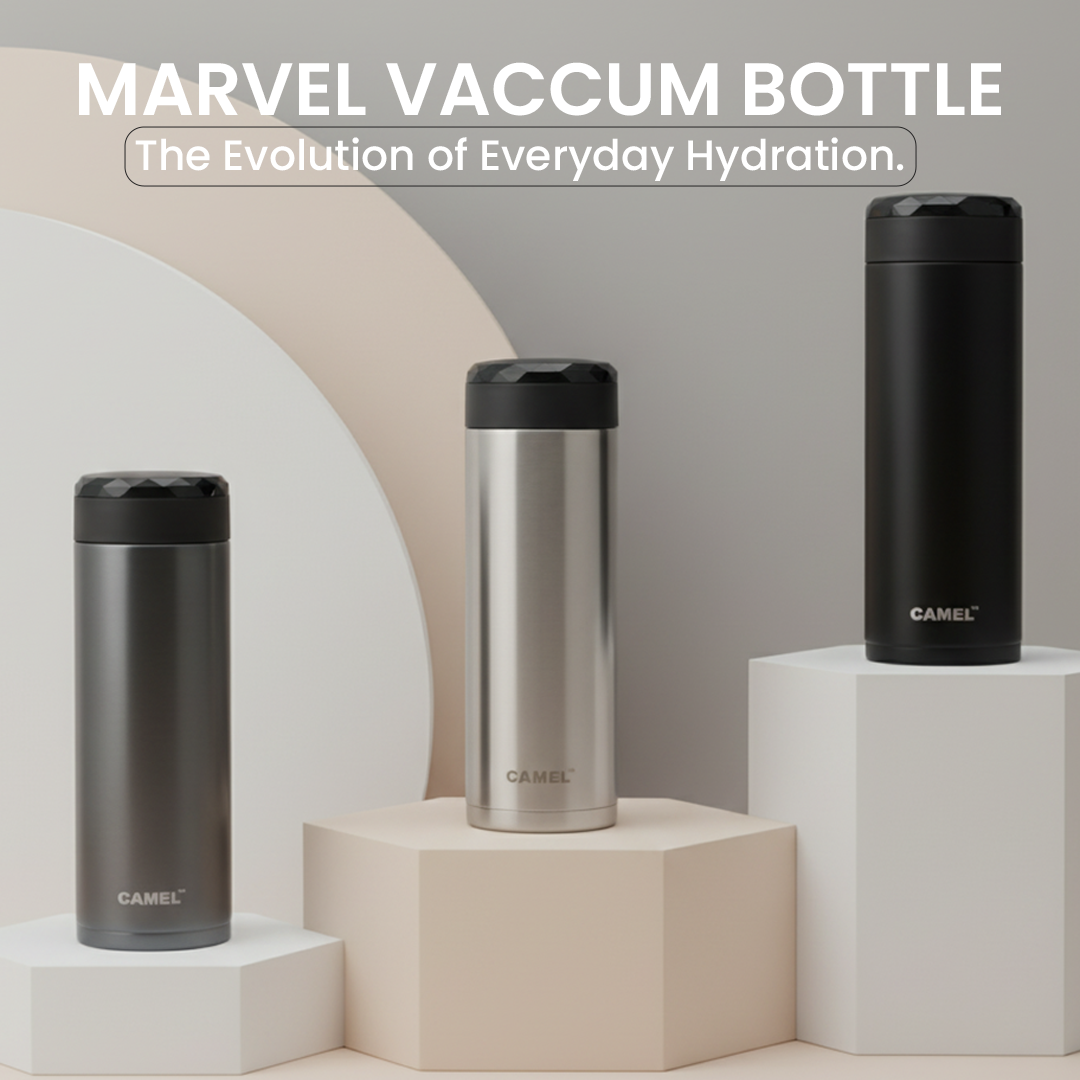 Marvel Stainless Steel Vaccum Insulated Water Bottle - 810ml Grey