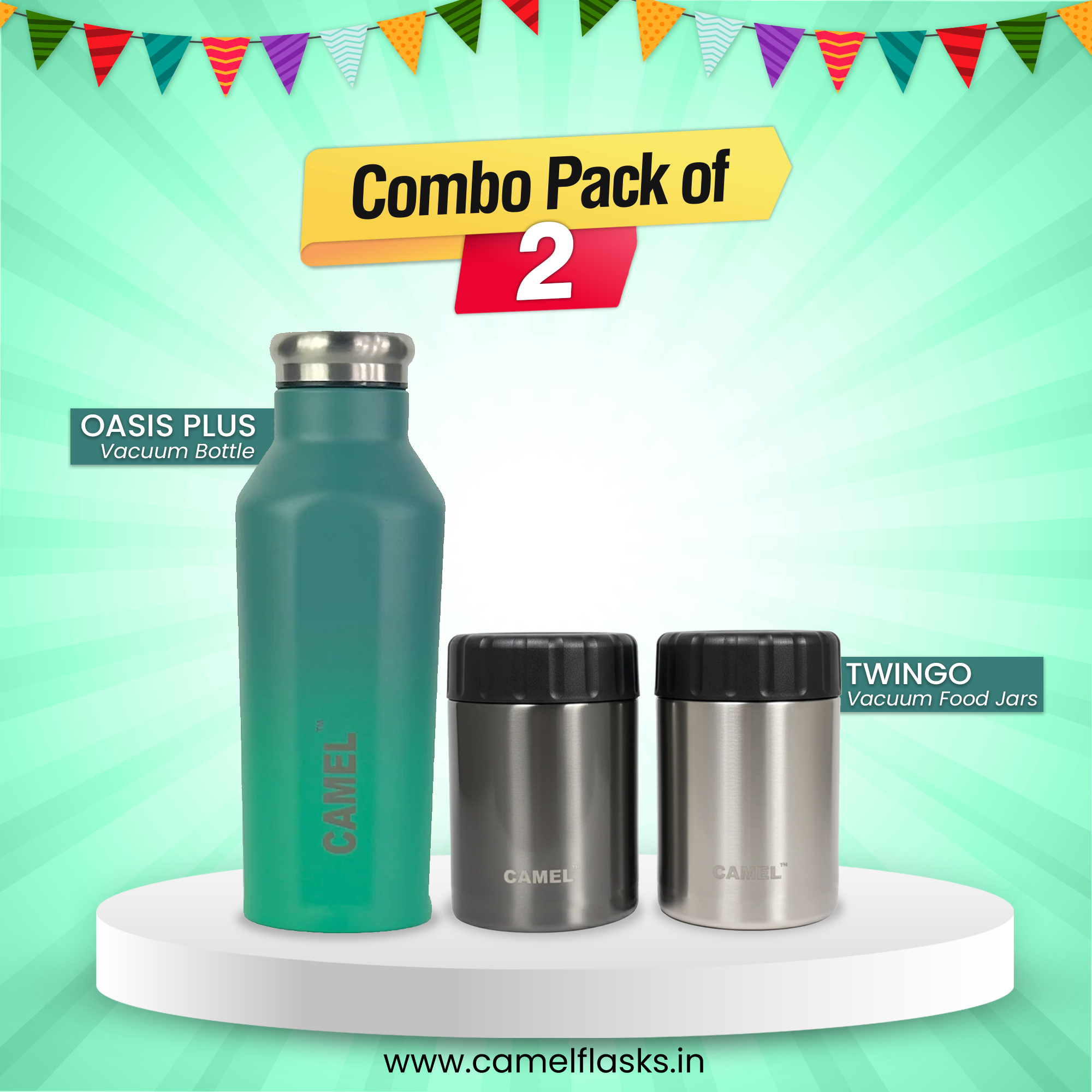 Oasis Plus 350ml + Alpha Twingo 400ml (Set of 3)