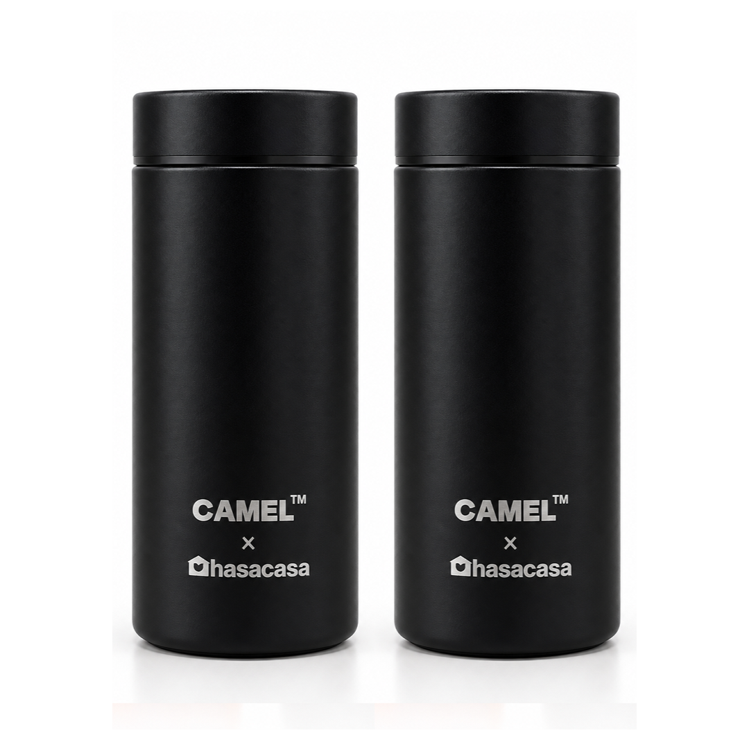 Ample Pocket Size Mini Vacuum Flask | 200ML - Set of 2