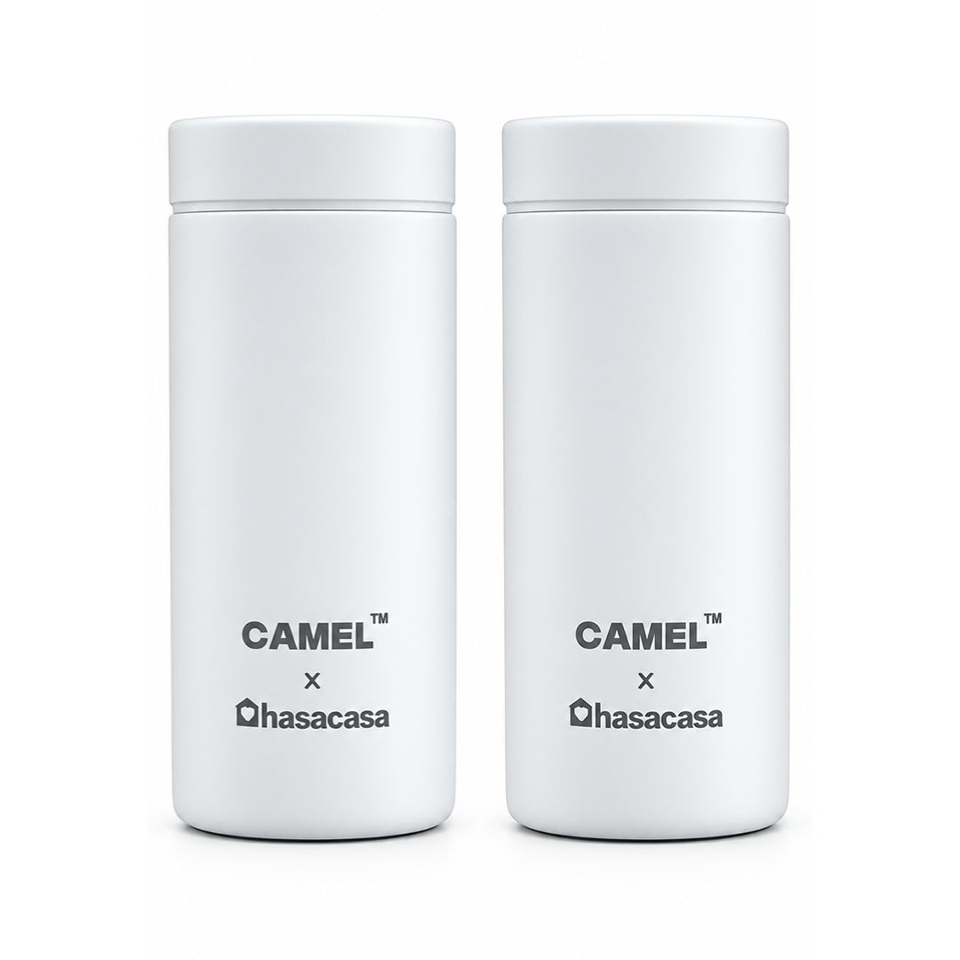Ample Pocket Size Mini Vacuum Flask | 200ML - Set of 2