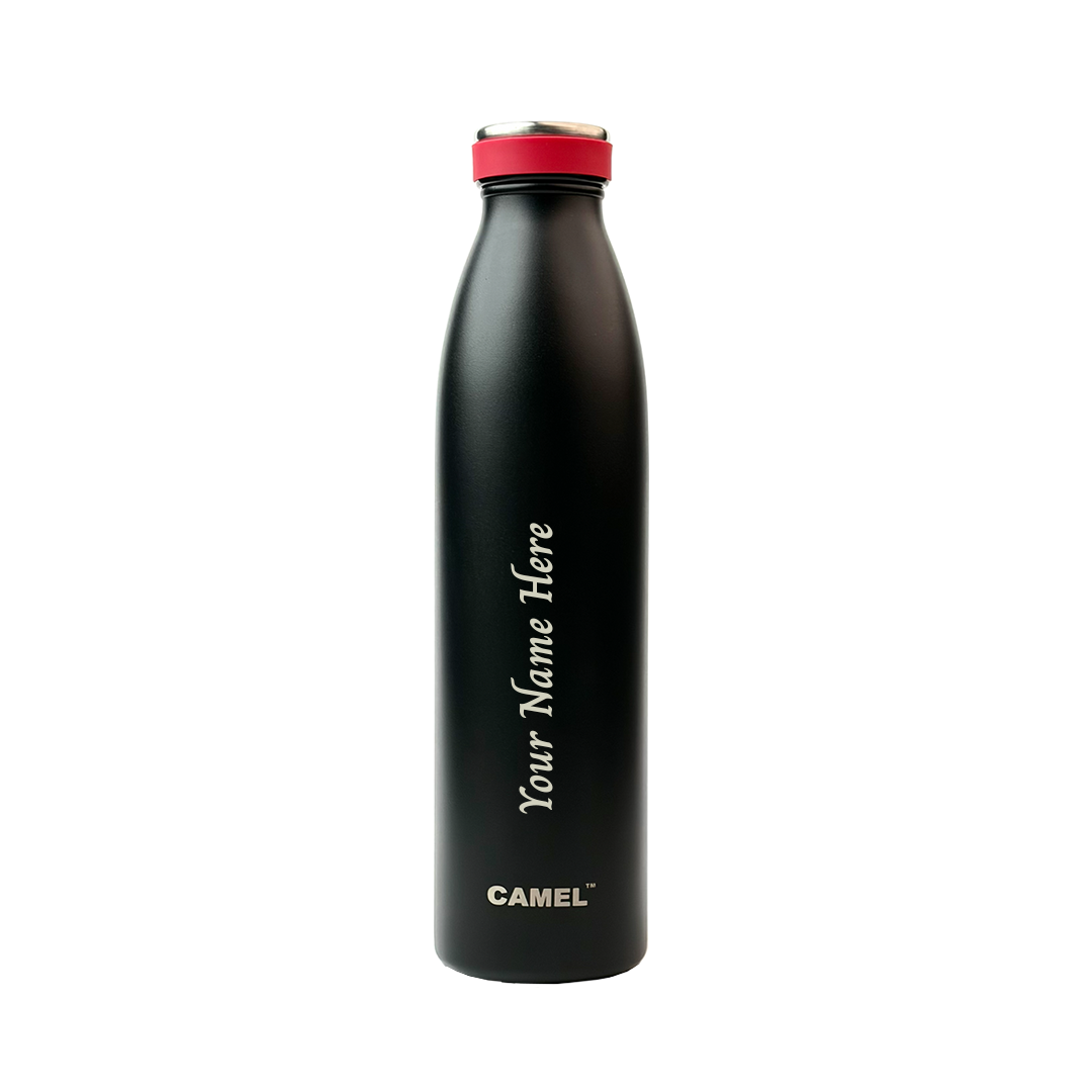 Personalised Saffron Double Wall Vacuum 750ML Flask Bottle - (COD Not Applicable)