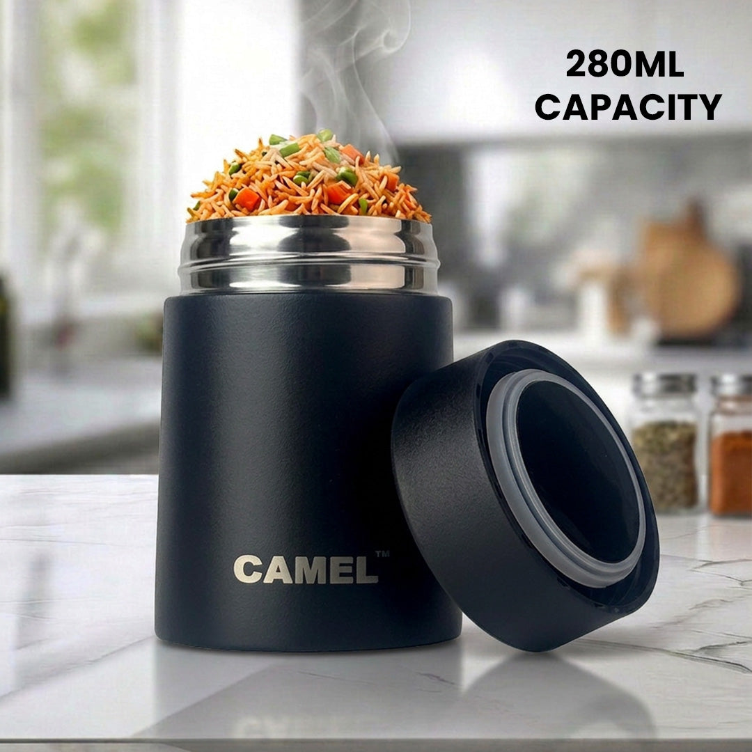 Mealmate Stainless Steel Vacuum Insulated Food Jar - Black
