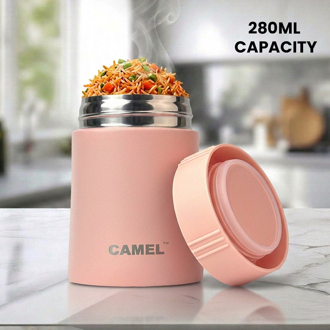 Mealmate Stainless Steel Vacuum Insulated Food Jar - Baby Pink