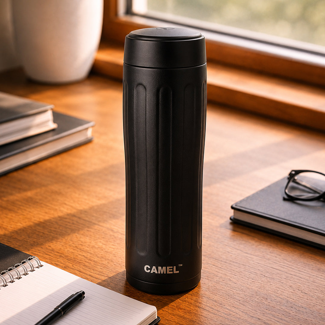 Milo Champions Trophy Vacuum Bottle | Black | 6 Hours Hot & 12 Hours Cold