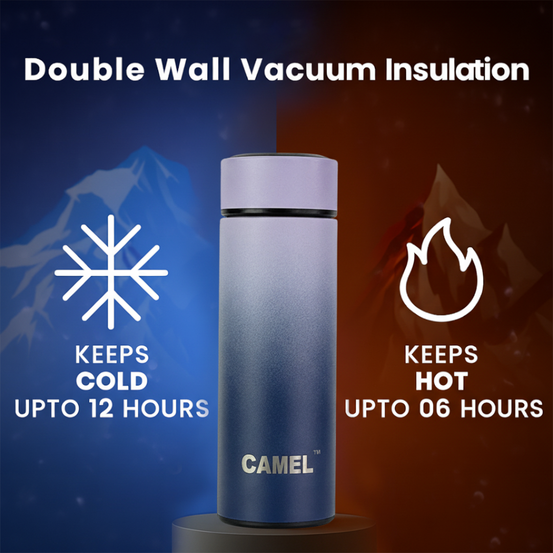 Halo Plus Vacuum Bottle - Twilight Mist