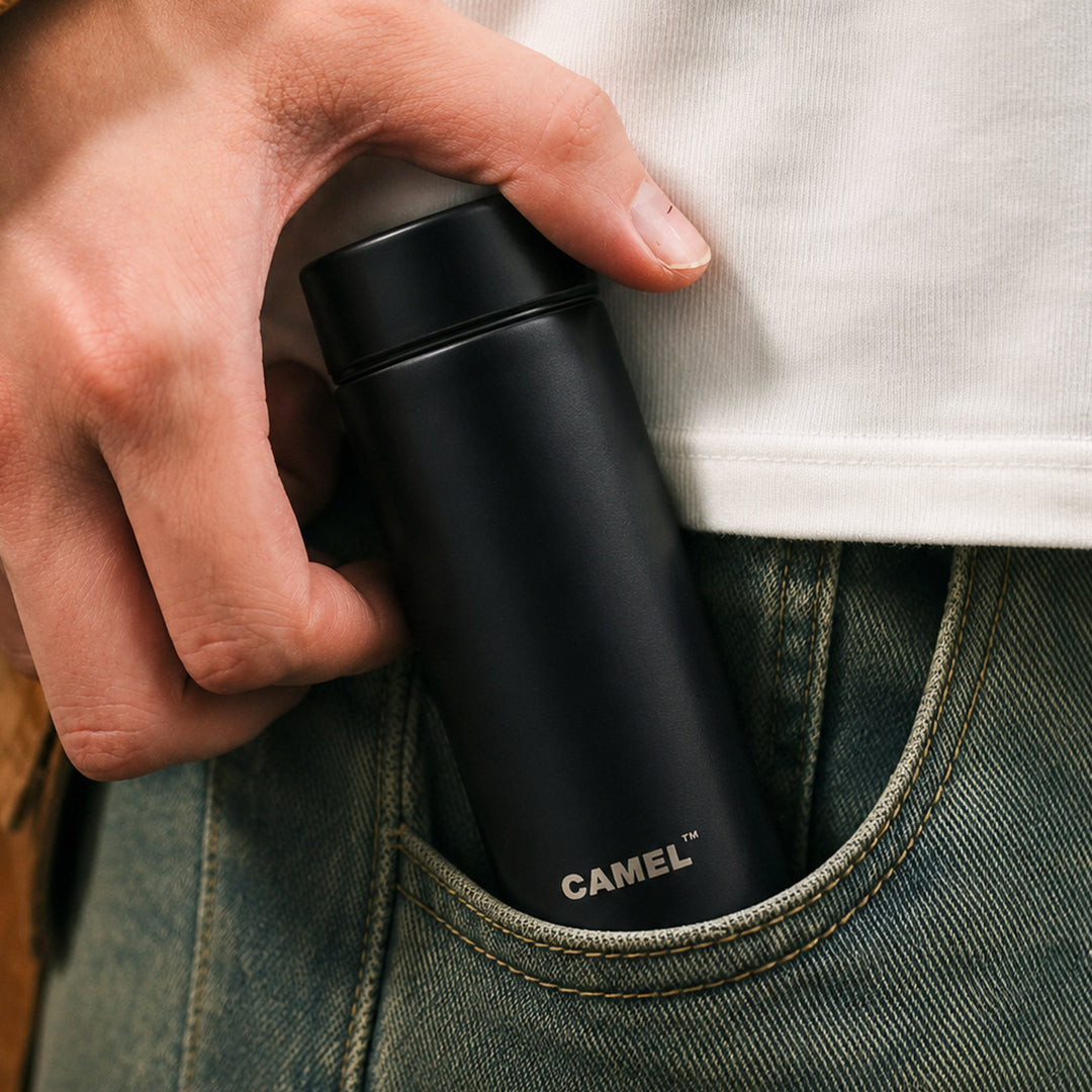 MINI 130 Vacuum Flask - World's Smallest Vacuum Flask - Midnight Black