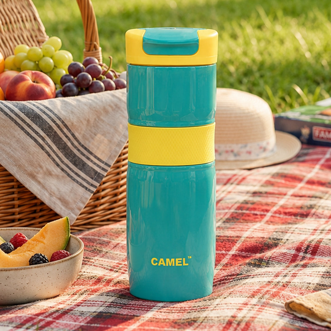 Luxura Sports & Gym Vacuum Insulated Hot & Cold Bottle - Teal