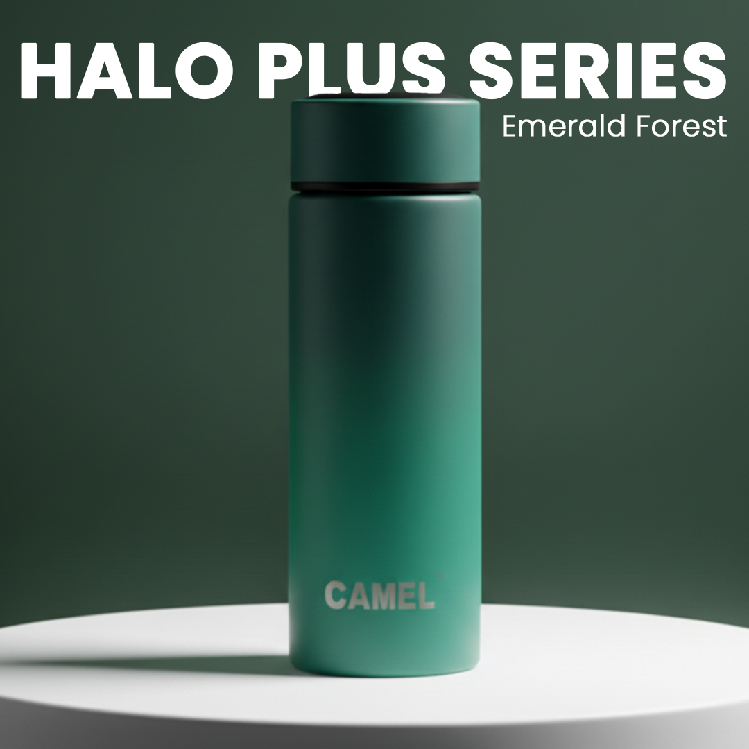 Halo Plus Vacuum Bottle - Emerald Forest