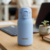 India's Most Smallest - Mojo Hot & Cold 260 ML Mini Vacuum Bottle - Blue