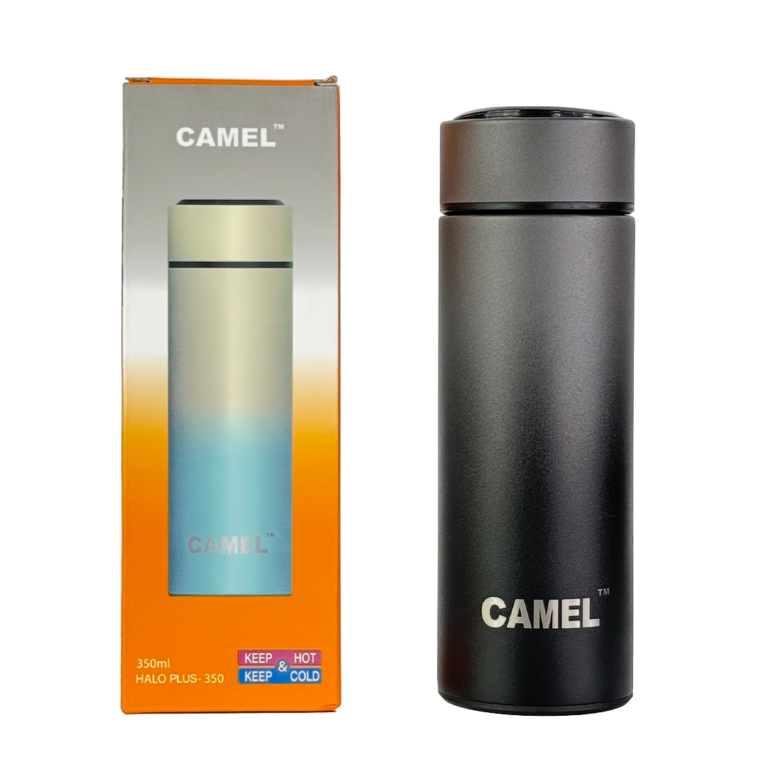 Halo Plus Vacuum Bottle - Shadow Black