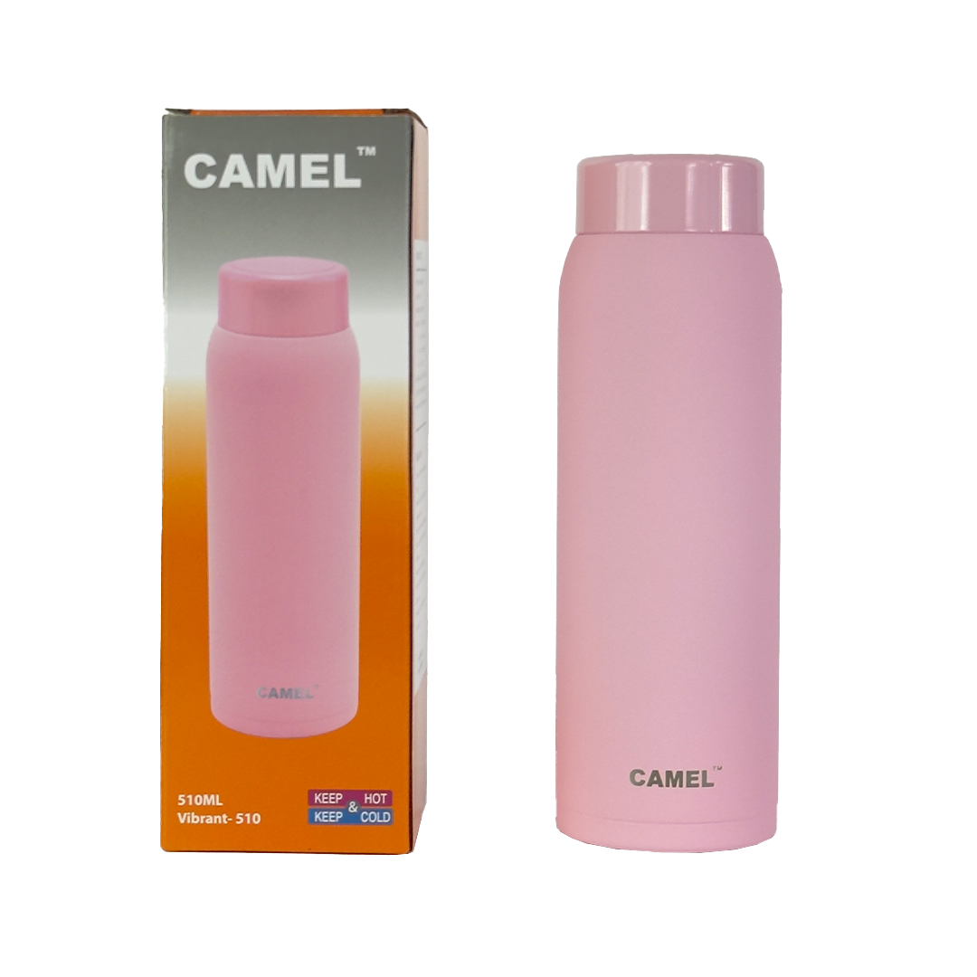 Vibrant Bright Vacuum Bottle - Pink