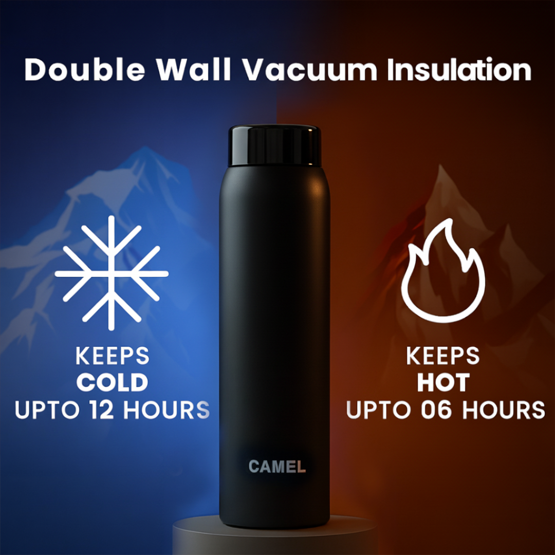 Vibrant Bright Vacuum Bottle - Pink