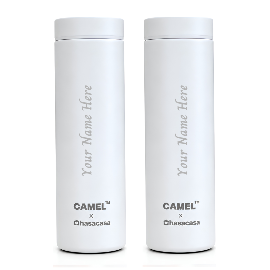 Personalised Ample Pocket Size Mini Vacuum Flask - Set of 2