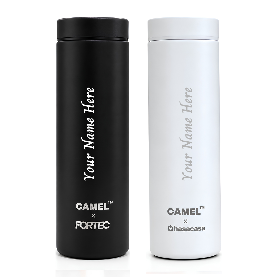 Personalised Ample Pocket Size Mini Vacuum Flask - Set of 2