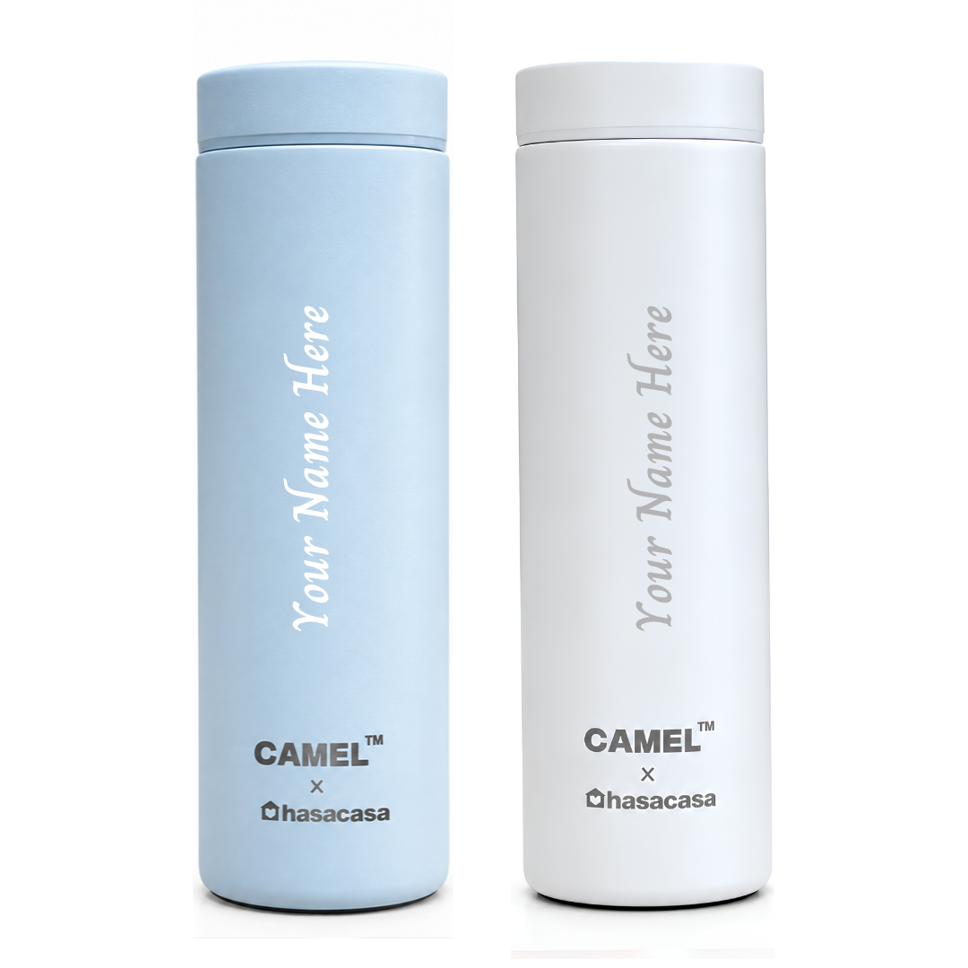 Personalised Ample Pocket Size Mini Vacuum Flask - Set of 2