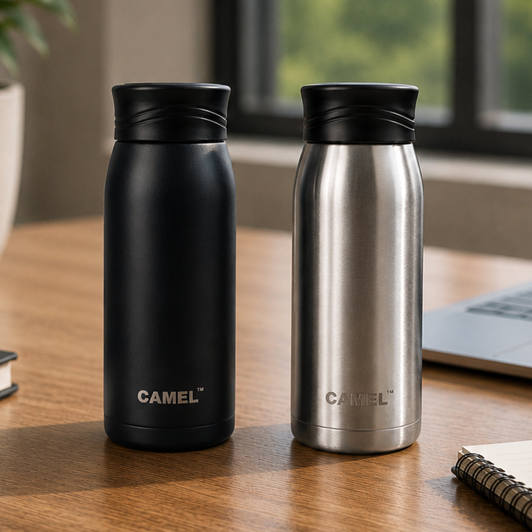 Nova Stainless Steel Double Wall Vacuum Water Bottle - Set of 2