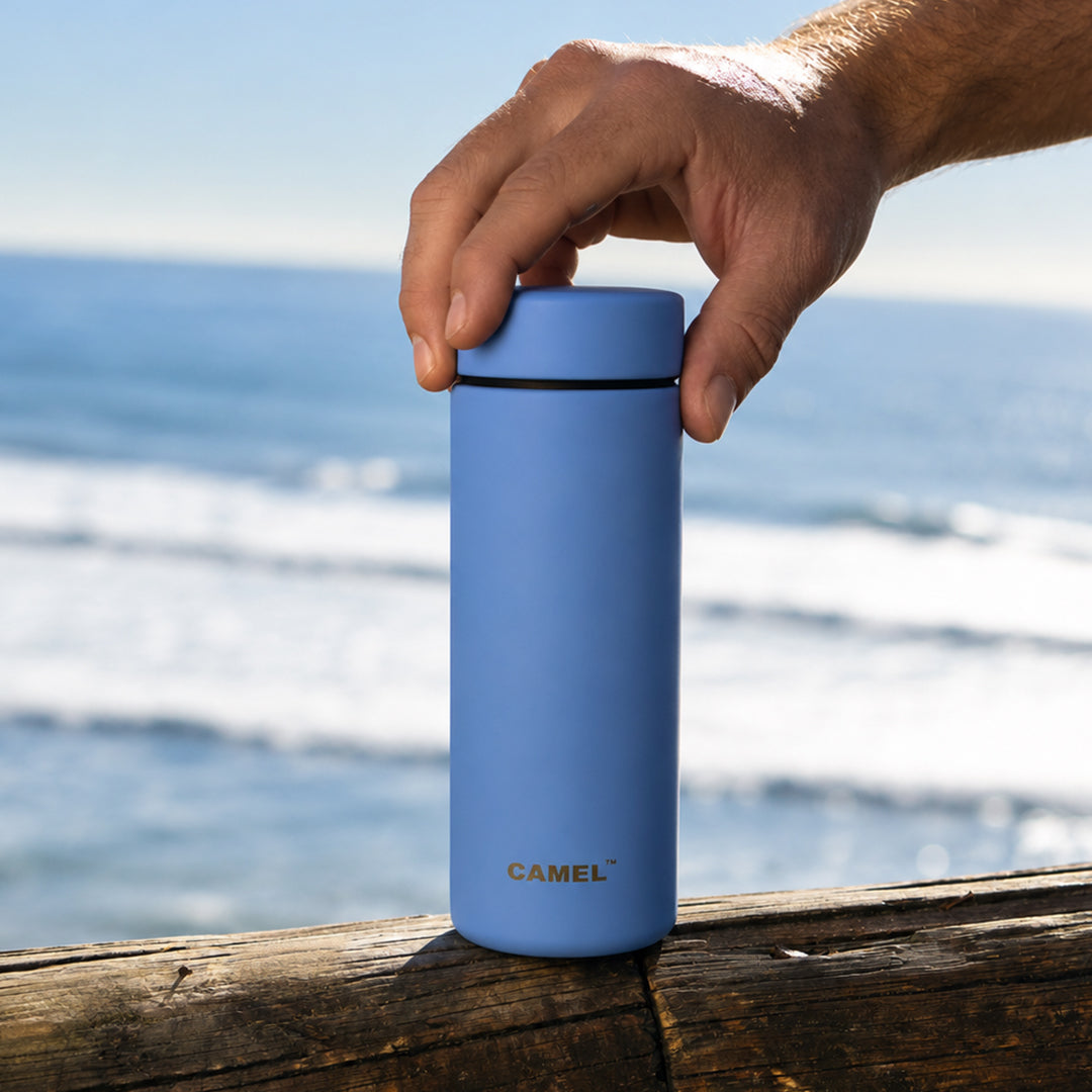 MINI 130 Vacuum Flask - World's Smallest Vacuum Flask - Baby Blue