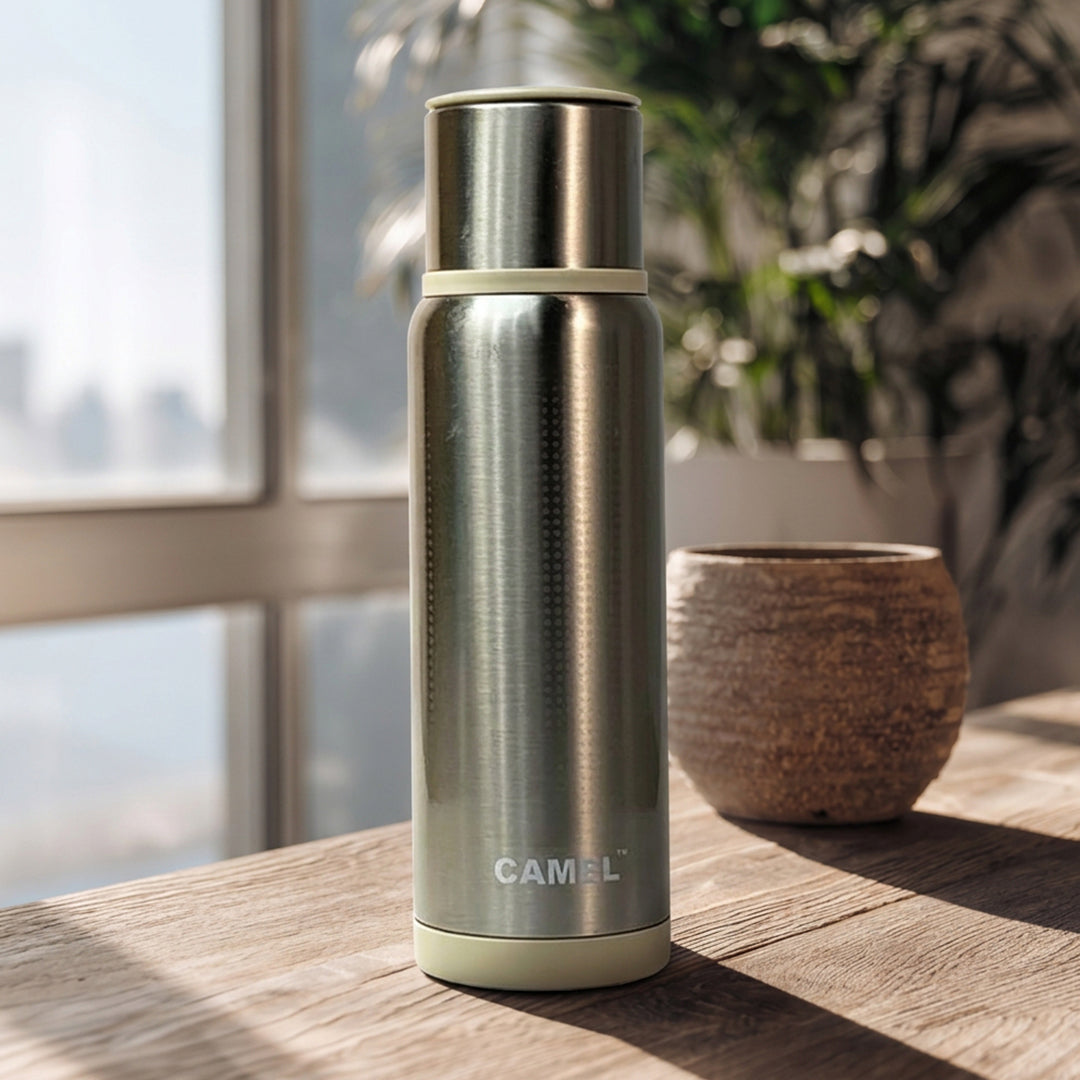 Delight Insulated ThermoFlask Vacuum Thermos - Hot Beverage Upto 12 Hrs
