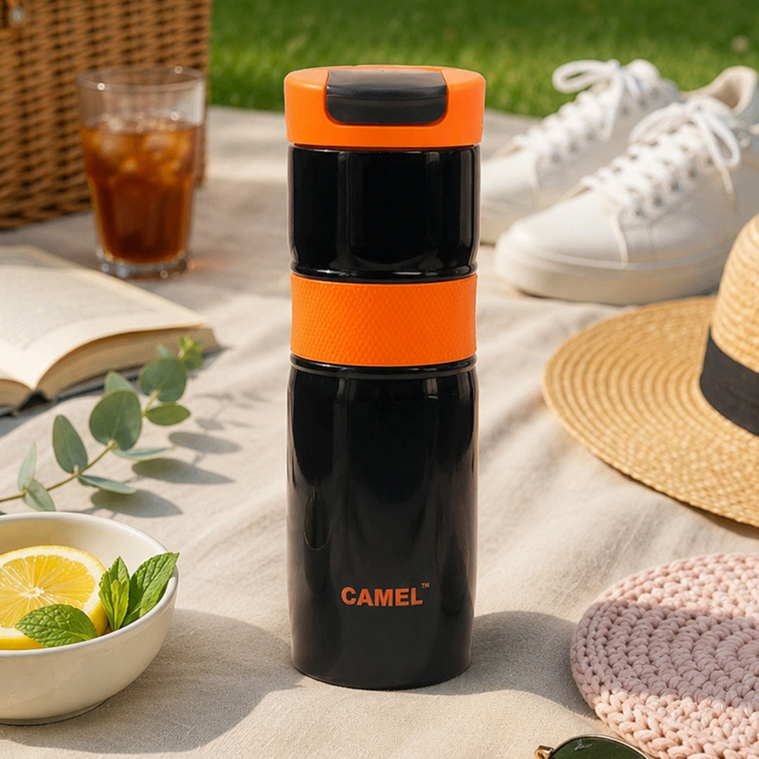 Luxura Sports & Gym Vacuum Insulated Hot & Cold Bottle - Dark Blue