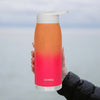 Spark Orange & Dark Pink 1000ML Double Wall Vacuum Bottle - Hot Upto 6 Hrs & Cold Upto 12 Hrs