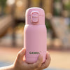 India's Most Smallest - Mojo Hot & Cold 260 ML Mini Vacuum Bottle - Pink