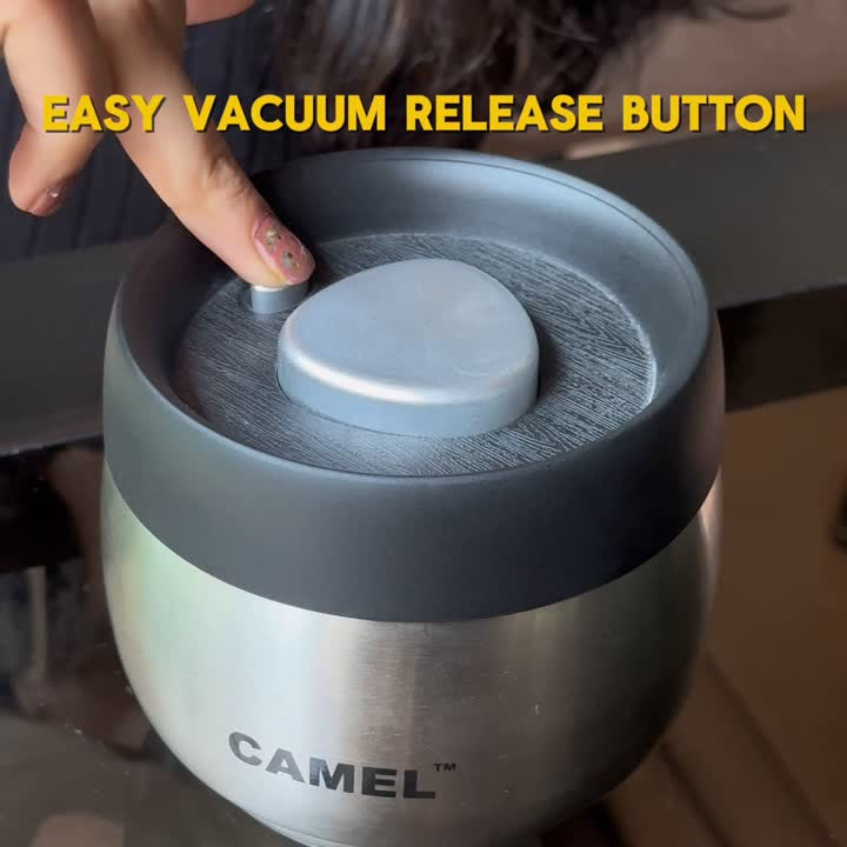 EverFresh Smart Vacuum Food Storage Jar (Stainless Steel)