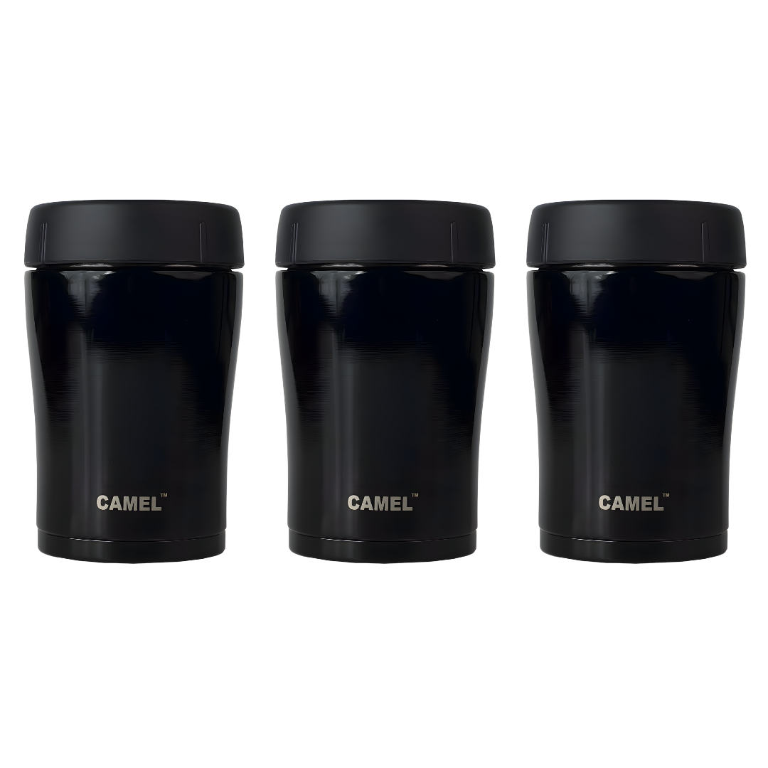 Trendy Stainless Steel Vacuum Insulated Food Jar 400ml - Set of 3
