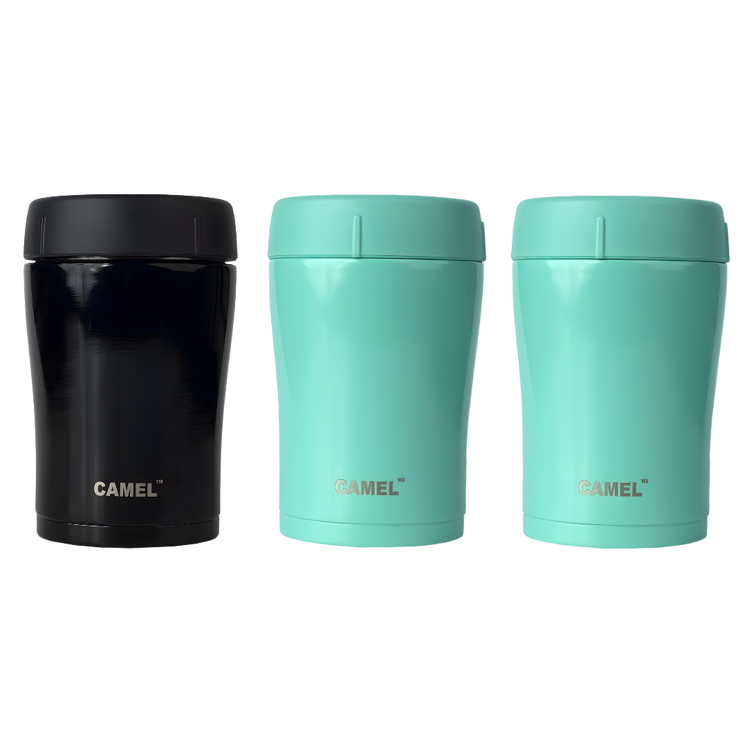 Trendy Stainless Steel Vacuum Insulated Food Jar 400ml - Set of 3