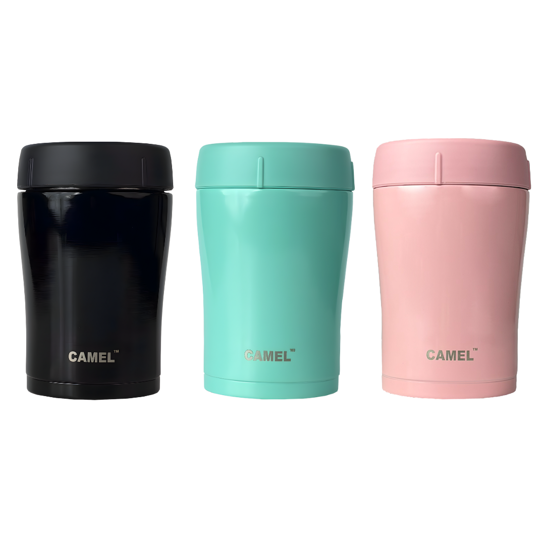 Trendy Stainless Steel Vacuum Insulated Food Jar 400ml - Set of 3