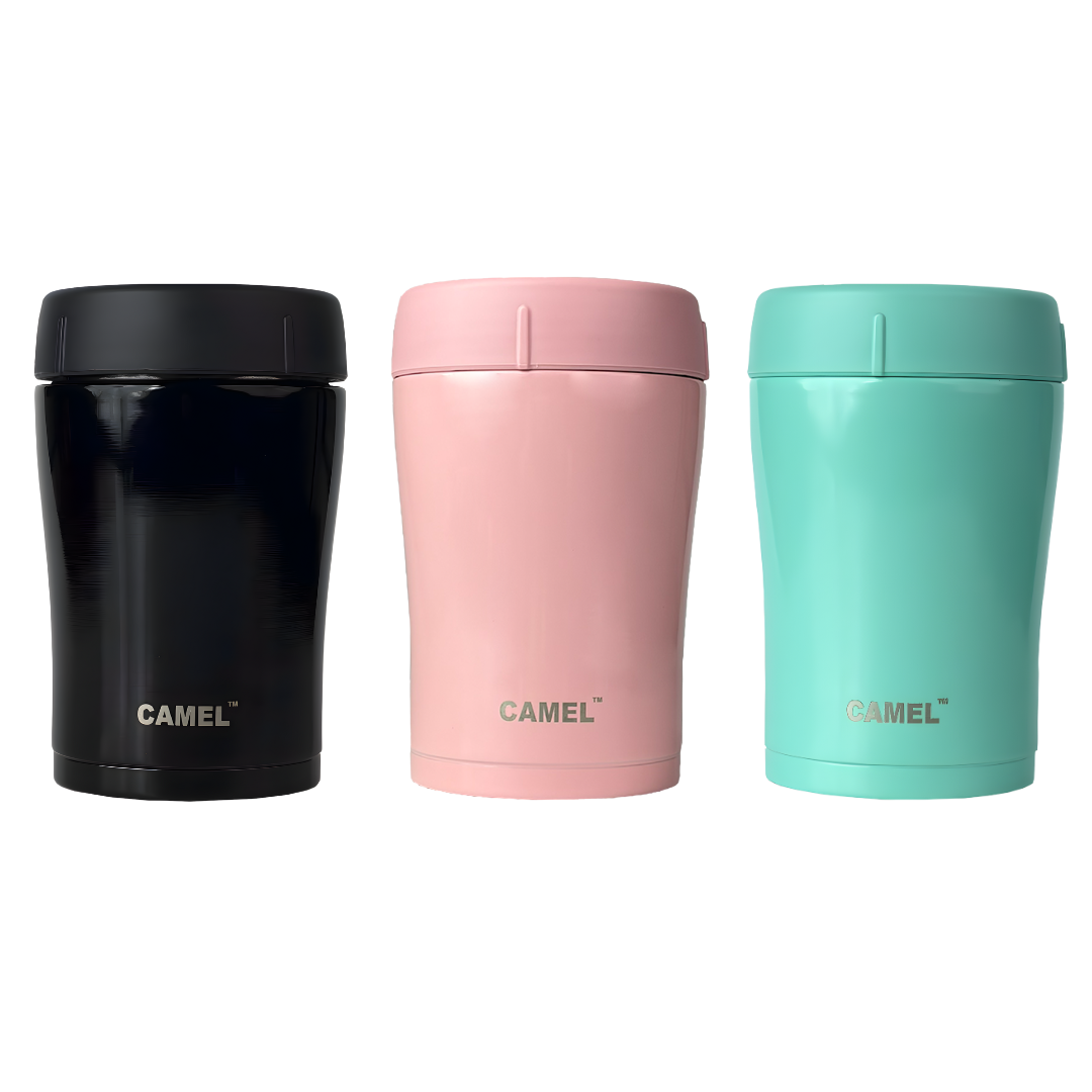 Trendy Stainless Steel Vacuum Insulated Food Jar 400ml - Set of 3