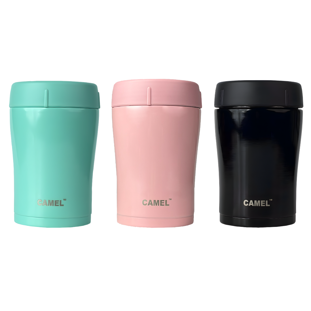 Trendy Stainless Steel Vacuum Insulated Food Jar 400ml - Set of 3