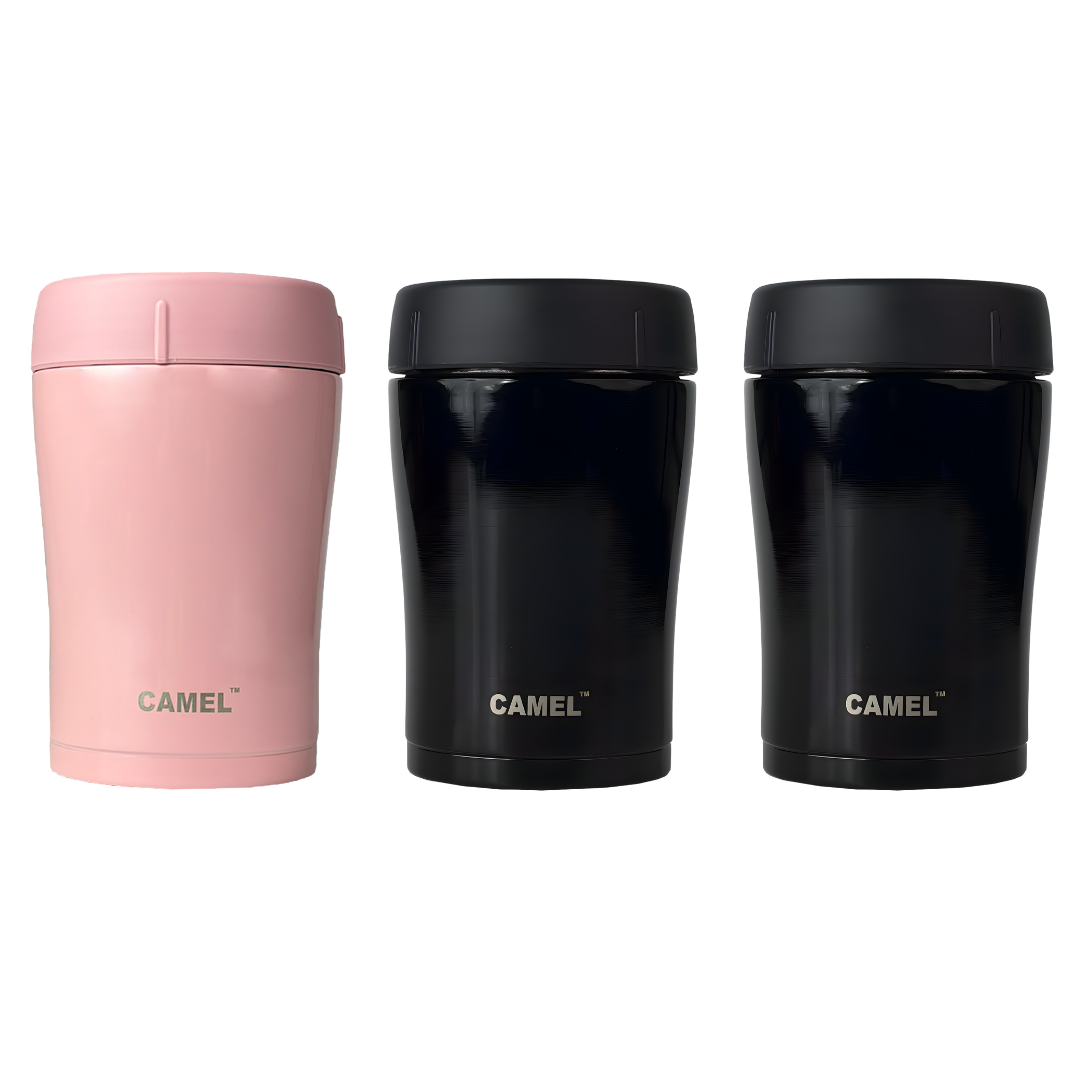 Trendy Stainless Steel Vacuum Insulated Food Jar 400ml - Set of 3