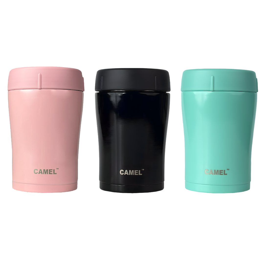 Trendy Stainless Steel Vacuum Insulated Food Jar 400ml - Set of 3