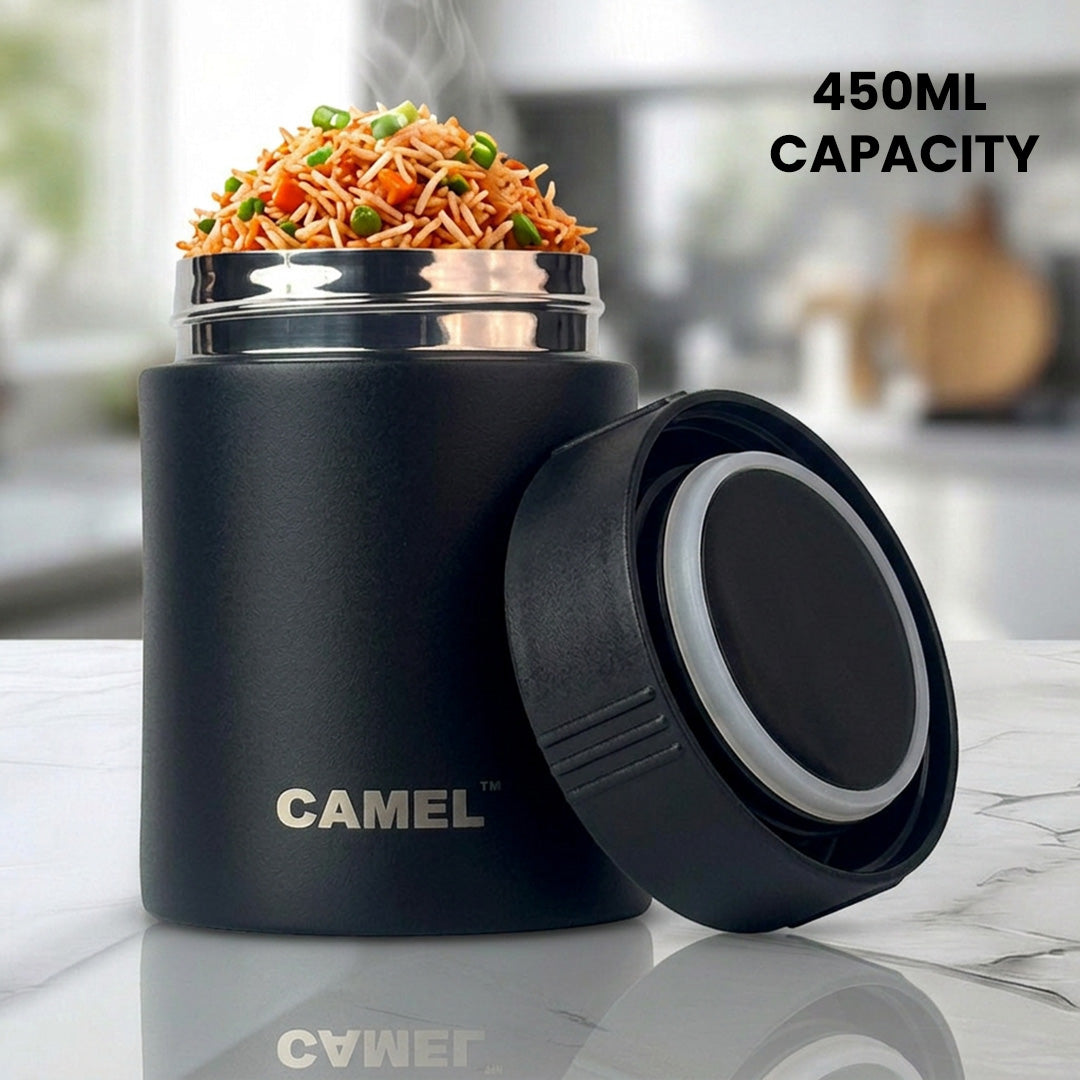 Mealmate Stainless Steel Vacuum Insulated Food Jar - Black