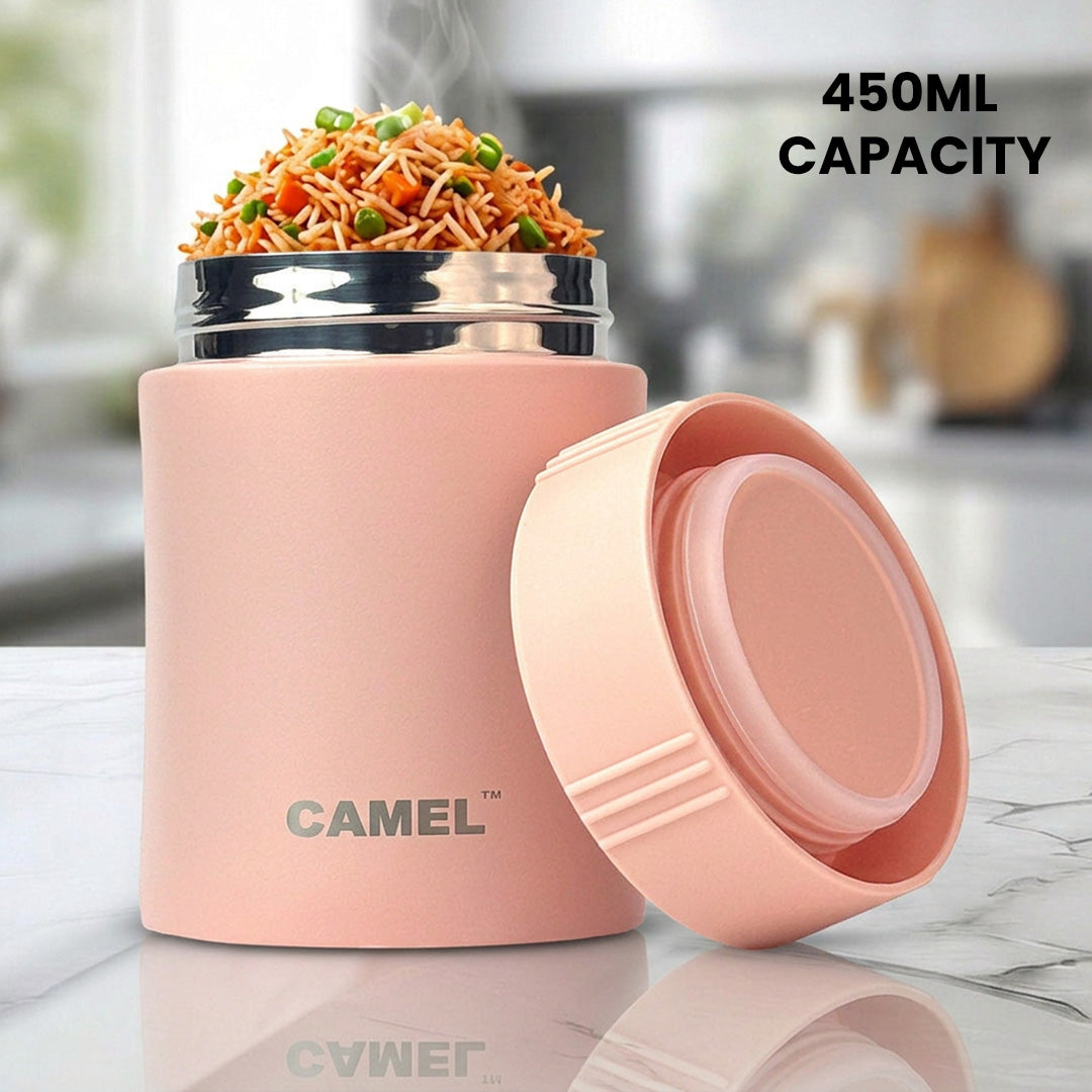 Mealmate Stainless Steel Vacuum Insulated Food Jar - Baby Pink