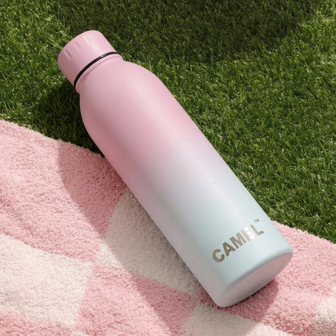Japan Cherry Blossom Aura Plus Double Wall Vacuum Bottle - 6 Hours Hot & 12 Hours Cold
