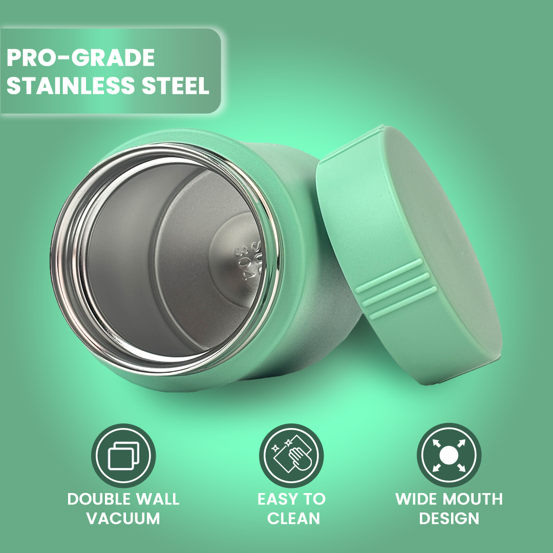 Mealmate Stainless Steel Vacuum Insulated Food Jar - Mint Green