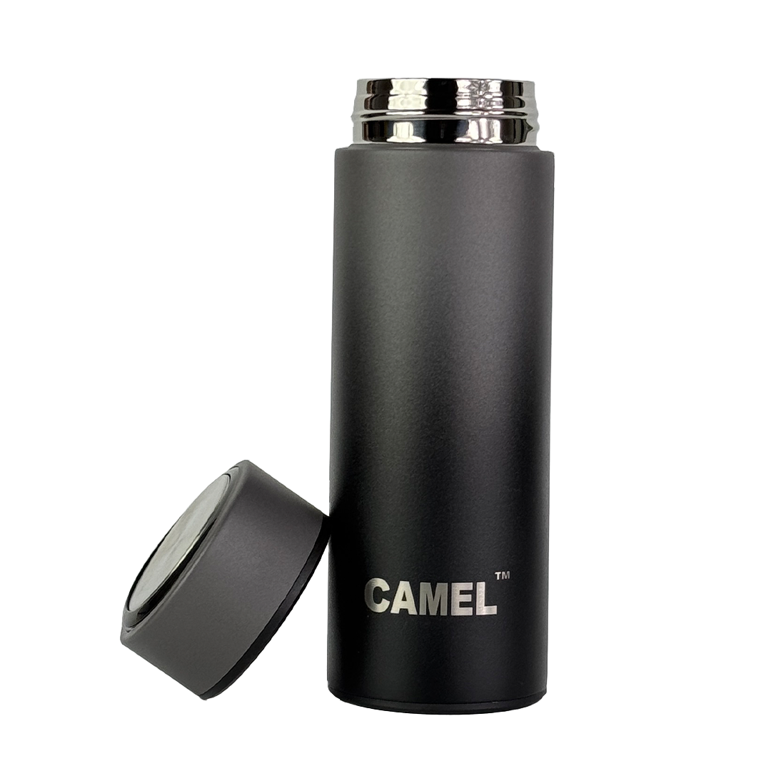 Halo Plus Vacuum Bottle - Shadow Black