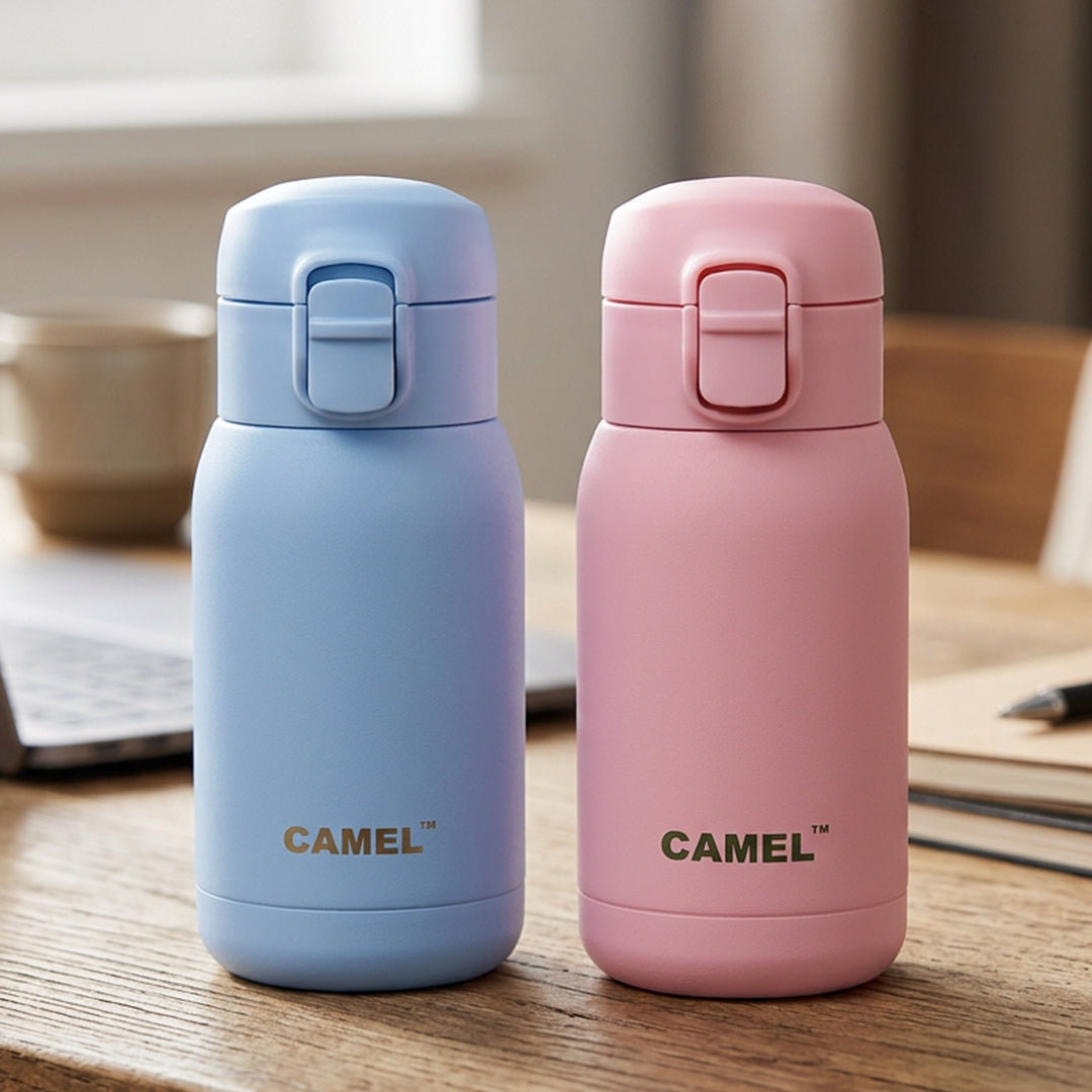 India's Most Smallest - Mojo Hot & Cold 260 ML Mini Vacuum Bottle - Set of 2