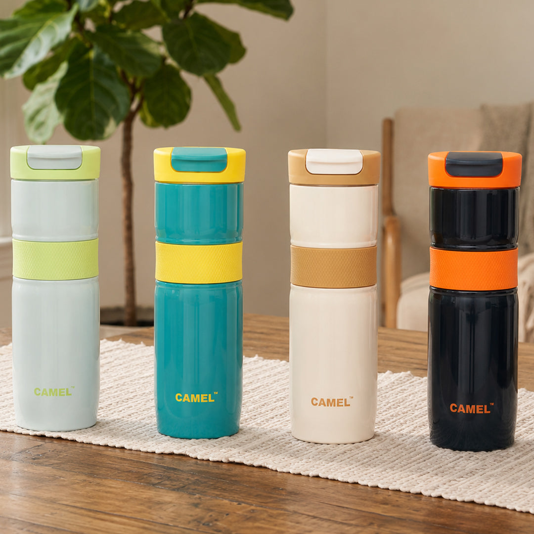 Luxura Sports & Gym Vacuum Insulated Hot & Cold Bottle - Set of 4