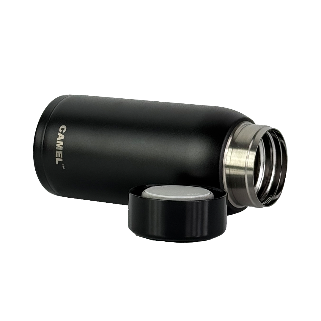 Vibrant Bright Vacuum Bottle - Black