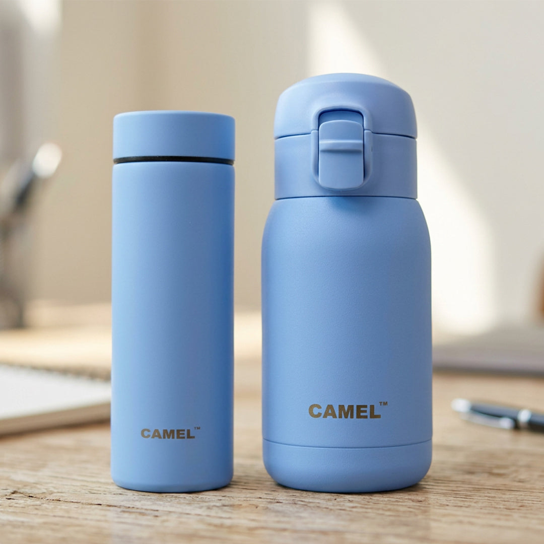 Mojo 260 ML & Mini 130 ML Mini Vacuum Bottle Combo - Blue