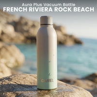 French Riviera Rock Beach Aura Plus Double Wall Vacuum Bottle - 6 Hours Hot & 12 Hours Cold